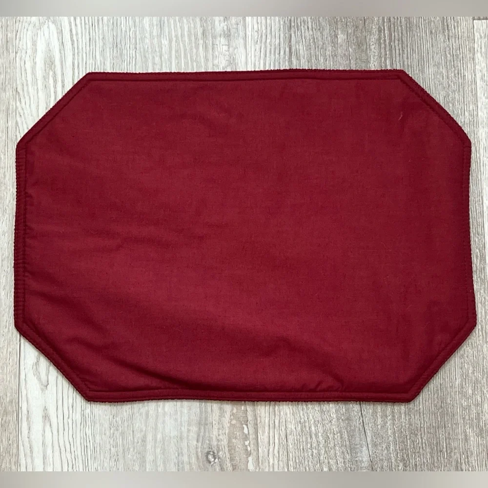 Burgundy Placemats set of 6